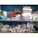 Mixed 20th century household items to include mixed collectors plates, Royal Winston china,
