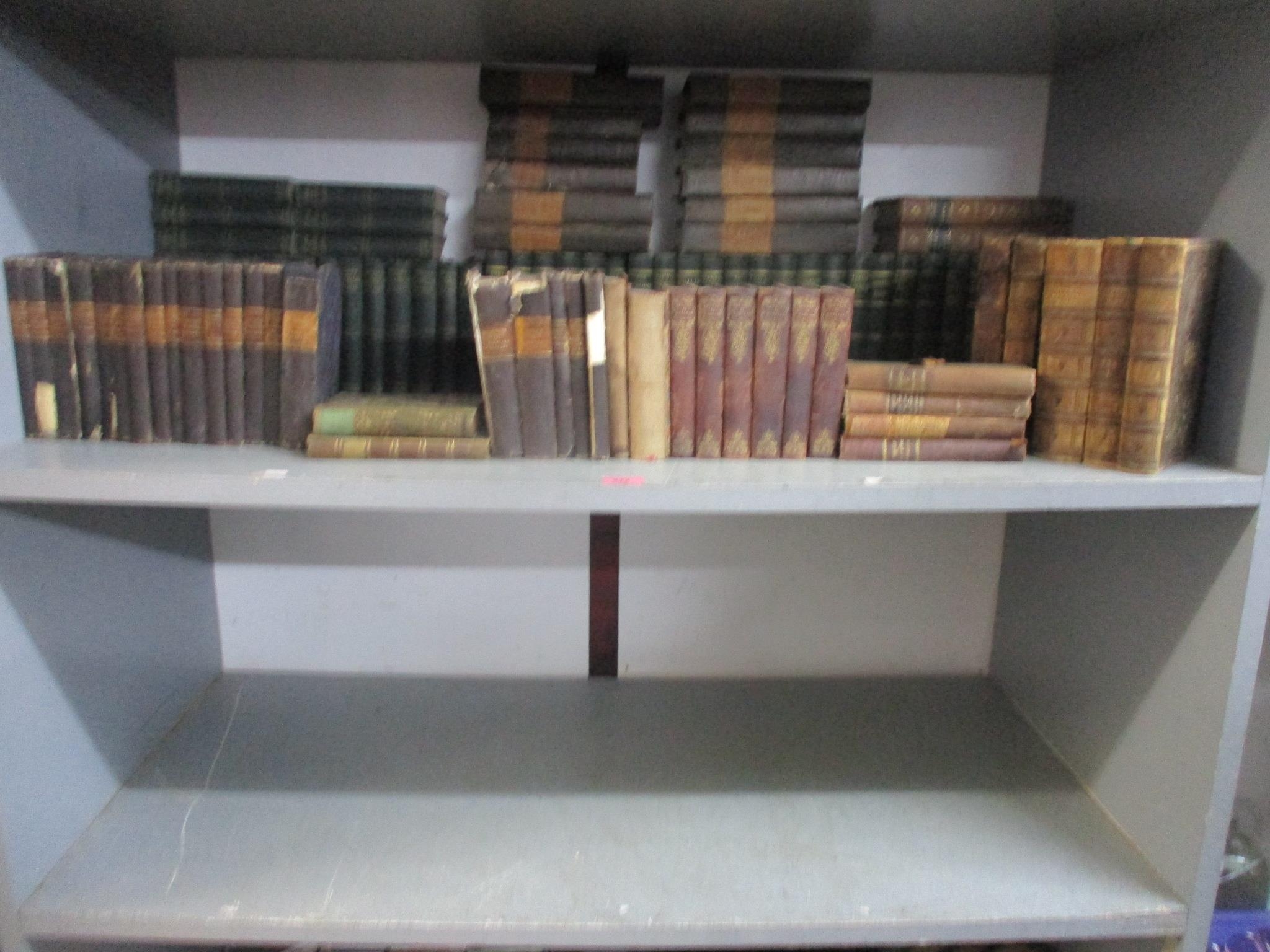 A quantity of 18th, 19th century and later books to include The Works of George Eliot, and