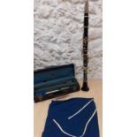 A Boosey & Hawkes clarinet in fitted case. Location:RAF