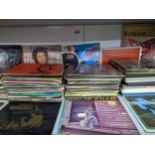 A collection of classical, country and easy listening LP's, singles and 78rpm records to include