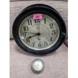 A Seth Thomas Bakelite cased ship's clock and another Seth Thomas movement Location: