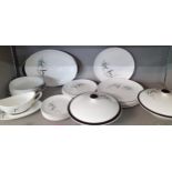 A Ryal Doulton Bamboo dinner service Location: