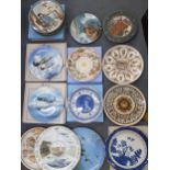 A quantity of late 20th century collectors and decorative wall plates to include 3 Villeroy & Boch