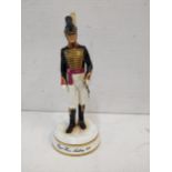 A Royal Worcester military figurine Royal Horse Artillery 1814 model No. 88 of 250 Location: