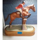 Royal Worcester - a model 'Fox Hunter and Lt, Col, H.M Llewellyn CBE' modelled by Doris Linder, No44