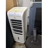 A generic portable evaporative air cooler, 220 -240, model 1G9703 Location: