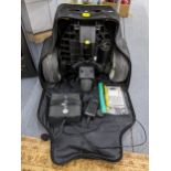 A Motocaddy golf trolley with batteries (clock not working) Location: