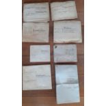 Indentures- A group of Eight 19th Century William IV and Victorian Yorkshire vellum and paper