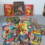 A collection of Marvel and other comics to include 1960 Flash Gordon, together with 70s and later