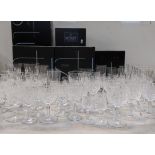 A selection of boxed and loose good quality glassware to include Stuart, Thomas Webb and others