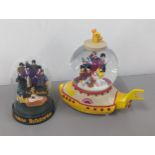 The Beatles, Yellow Submarine limited edition figure group by The Franklin Mint, together with a '