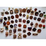 A collection of bowling badges to include enamelled examples covering associations in Watford,