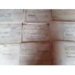 Indentures-A group of 19th Century vellum papers to include an 1873 Mortgage between The Right
