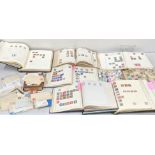 A collection of world stamp albums, and loose stamps to include Victorian and later, Chinese,