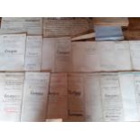 Indentures-A quantity of early 20th Century vellum and paper indentures to include a 1904 Conveyance