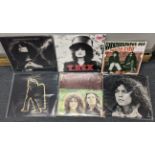 A small quantity of T Rex LPs to include The Slider (Matrix 103694E2/C, 1972, no scratches), all in