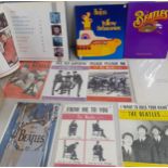 Two Beatles books and one Elvis Presley book together with Beatles ephemera Location: A1F