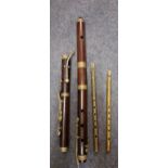 A late 19th Century/early 20th Century Joseph Wallis partial flute. Location:BWR