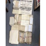 Indentures-Mixed 18th-early 20th Century vellum and paper indentures to include a 1774 Nicholas