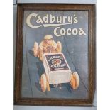 A reprint of a Cadburys Cocoa advertising poster 65.5cm x 49cm, framed Location: