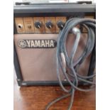 A Yamaha amp