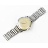 A Girard Perregaux Gyromatic, automatic, gents, stainless steel wristwatch, circa 1960s, having a