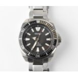A Seiko, Divers 200m, automatic, gents, stainless steel wristwatch, circa 2018, model 4R35-01V0,