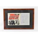 A mounted and framed Rolling Stones single record for 'Tell Me I Just Wanna Makes Love To You', 7