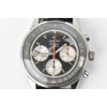 A rare Enicar Sherpa Graph, manual wind, gents, stainless steel, chronograph