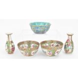 A small collection of 19th century Chinese porcelain, comprising a Tongzhi period (1861-1875)