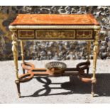 A Louis XVI style ormolu mounted table de centre after Adam Weisweiler (1750-1810), possibly by