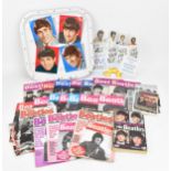 A collection of 'The Beatles' ephemera, to include a Worcester Ware metal tray, The Beatles