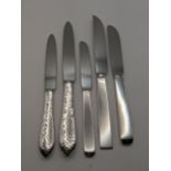 Fine assorted Robbe and Berkin 925 Silver knives Location: