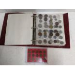An album of mainly foreign coinage to include a Republic of Kenya 10 cents, Dutch and Finnish coins,