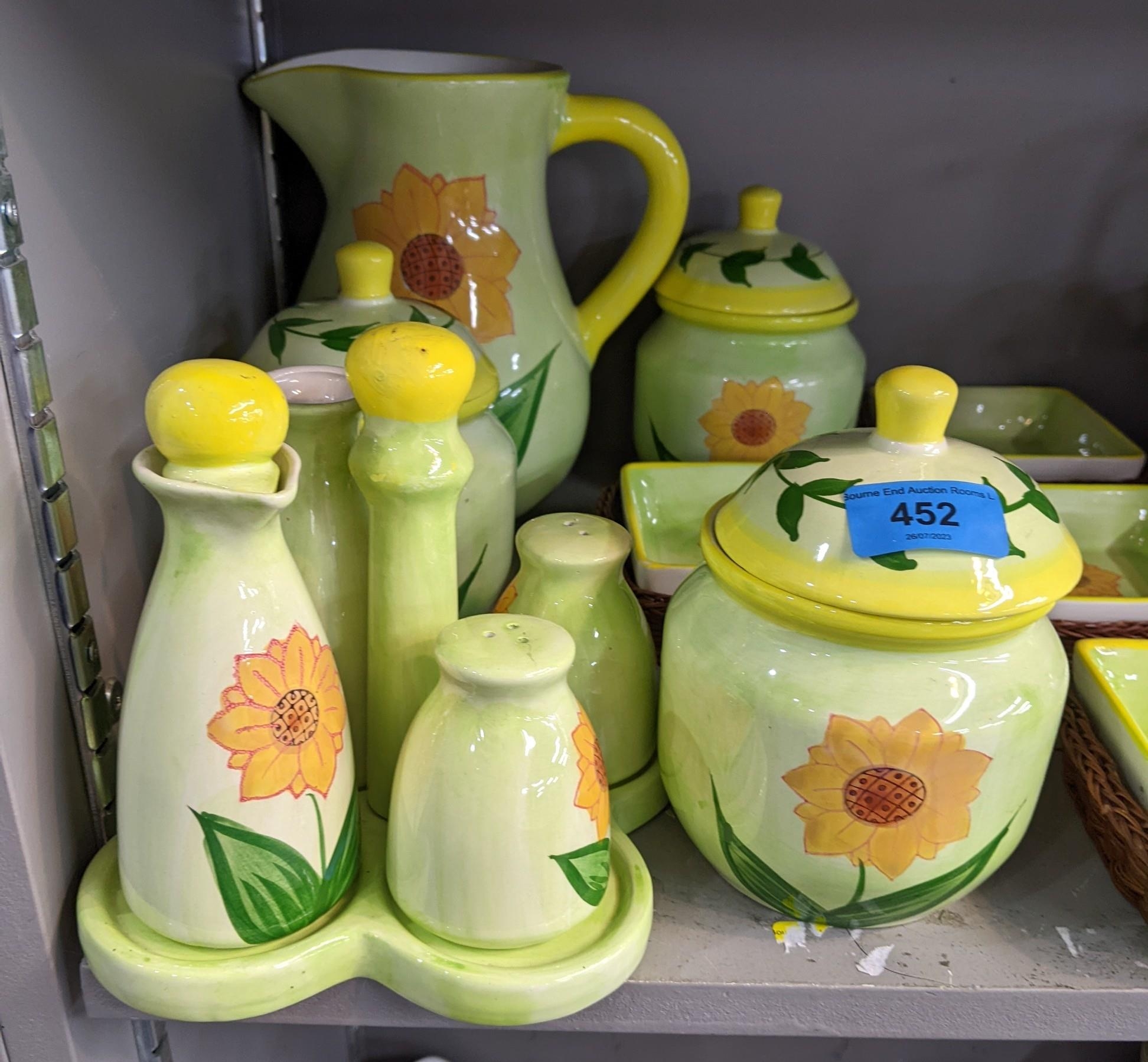 Ceramics and porcelain to include mixed tableware decorated with flowers to include a jug, four - Image 2 of 5