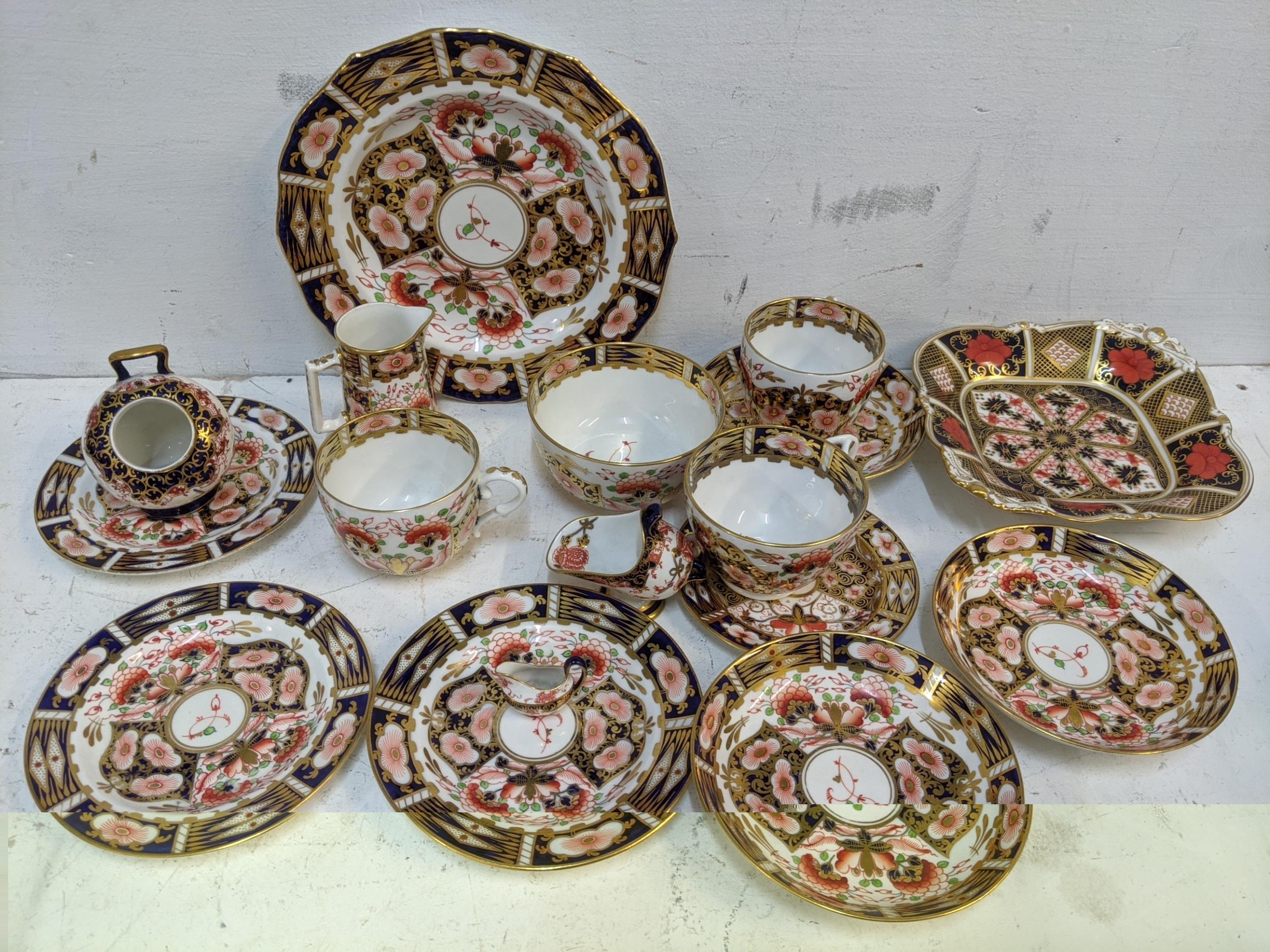 A collection of 19th century and later Royal Crown Derby Imari pattern china Location: