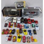 A selection of Corgi toy cars to include Rolls Royce Corniche, Ferrari 308 GTO and others together