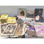 A mixed lot to include 1930s Daily Mail newspapers, Round London Albums of photographs, Her