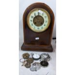 A mixed lot of watch related items to include a 20th century H Samuel silver cased pocket watch,