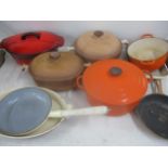 A selection of Le Creuset cooking pots and pans Location: