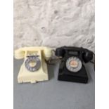 Two early to mid 20th Century Bakerlite telephones Location: