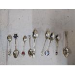 Silver and 800 grade collector's spoons, 115g Location: