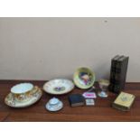 A mixed lot to include a 1935 Silver Jubilee commemorative eggcup, a Paragon cup and saucer