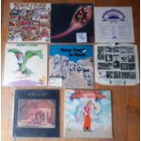 Six 1960's/70's rock LP's to include Atomic Rooster-'In Hearing Of Atomic Rooster', 1971 UK pressing