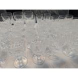 A collection of Waterford 'Colleen' glassware to include red wine, white wine, water and other