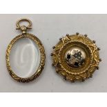 Victorian jewellery brooch and pendant Location: