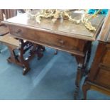 An 18th/19th century Spanish single drawer table, 76cm h x 89cm w x 58cm w Location: