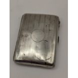 An early 20th century silver cigarette case, hallmarked Chester 1920, 61.7g Location: