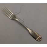 A silver fiddle pattern dessert fork London 1829, William Eaton Location: