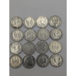Germany (1933 -1945) A group of 16, 5 Reichsmark 1935, silver circulation coins depicting Paul Van